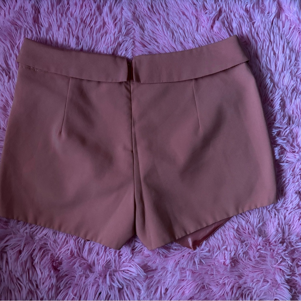 Forever 21 peach sz S  fold over waist skort - Picture 3 of 7